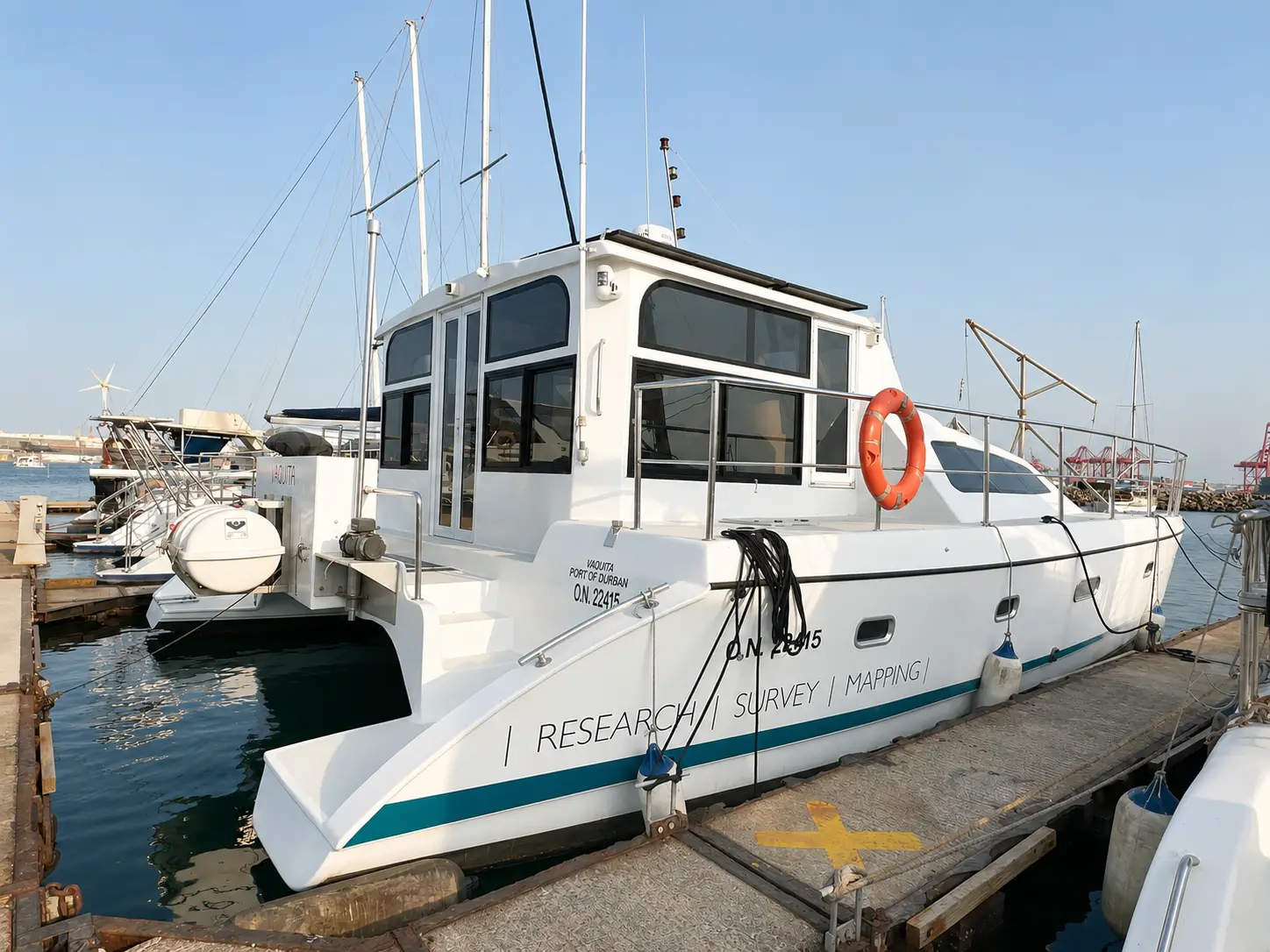 Vaquita moored at the Port of Durban